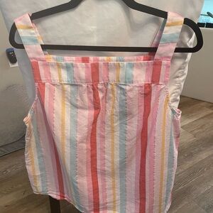 Talbots Striped camisole style top